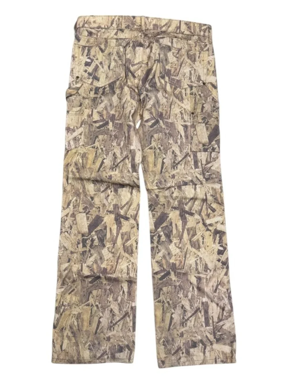 RARE BILLY HILL Wood CAMO Denim 2-Piece Streetwear Limited Jacket & Jeans - L